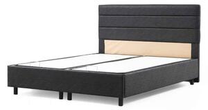 Mylor Fabric Ottoman Storage Small Double bed in Anthracite