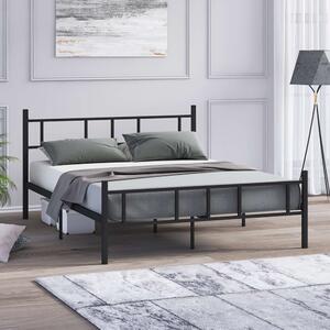 Elzano Metal Small Double Bed in Black