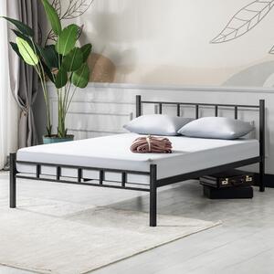 Lirex Metal Small Double Bed in Black