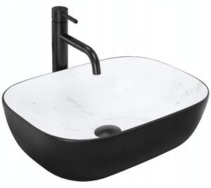 Countertop Basin Rea Belinda Black Calala mat