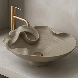 Ceramic Countertop Basin REA HM-12 Handmade ART