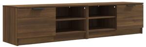TV Cabinets 2 pcs Brown Oak 80x35x36.5 cm Engineered Wood