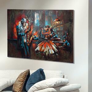 Cheam Metal Musician Couple Wall Art In Multicoloured