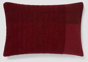 Rhubarb Soft Cross Weave Wool Rectangle Cushion Cover | 40x60cm | Piglet in Bed