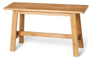 Bench - Oak wood. 80 x 29 x 45 cm. - Nature - Søstrene Grene