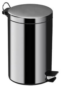 Parker Stainless Steel 5 Litre Pedal Bin In Silver