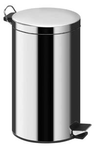 Parker Stainless Steel 20 Litre Pedal Bin In Silver