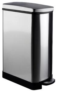 Miller Stainless Steel 35 Litre Pedal Bin In Silver