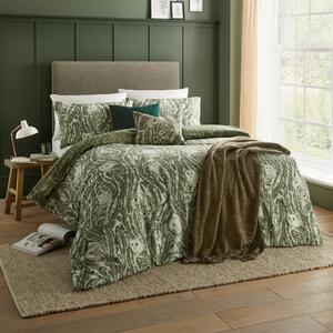 Wylder Nature Albus Reversible Duvet Cover and Pillowcase Set