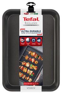 Tefal Excellence Aluminium Non-Stick Oblong Roaster, 33cm Black