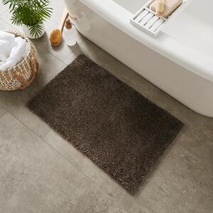 Ultimate 100% Recycled Polyester Anti Bacterial Bath Mat Chocolate (Brown)