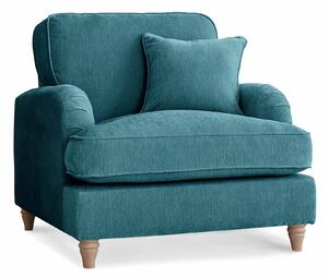 Arthur Chenille Armchairs | Modern Grey Green Gold Blue Pink Living Room Snuggle Chair | Upholstered Fabric Small Lounge Couch Roseland Furniture UK