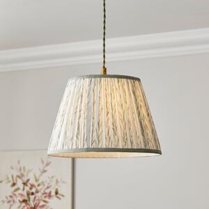 Fern Pleated Lamp Shade Green