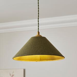 Churchgate Ashby Conical Extreme Empire Lamp Shade Olive