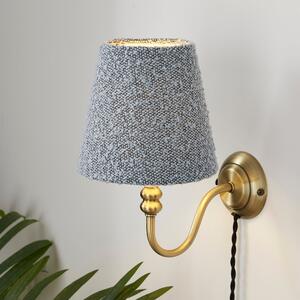 Churchgate Woodhouse Boucle Lamp Shade Ashley Blue