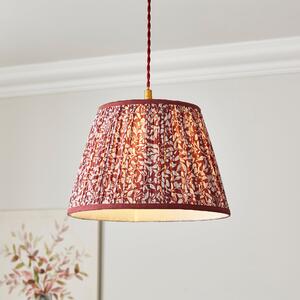 Chartwell Pleated Lamp Shade Red
