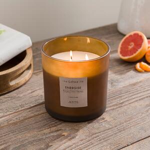 Energise Soy Waxwick Candle Brown
