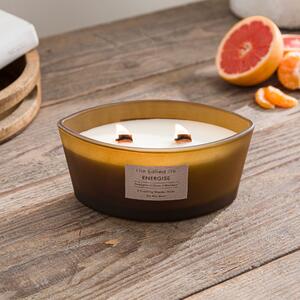 Energisewick Crackle Candle Brown