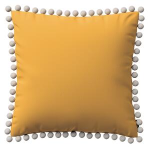 Daisy cushion covers with pom poms