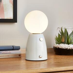Bod Magnetic Rechargeable Touch Dimmable Table Lamp White