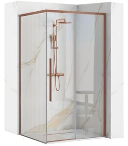 Shower enclosure SOLAR Copper Brush 90x90