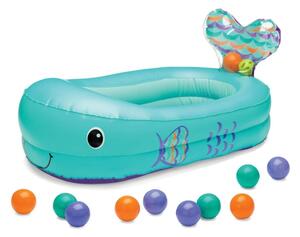 Infantino Whale Bubble Inflatable Bath Tub