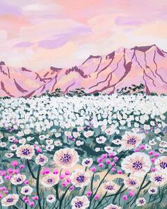 Illustration Pink Desert, Sarah Gesek, (30 x 40 cm)