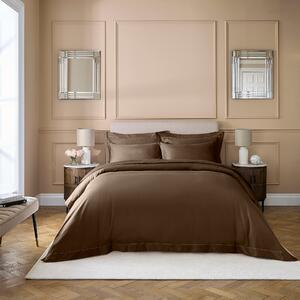 Dorma Egyptian Cotton Sateen 800 Thread Count Duvet Cover Chocolate (Brown)