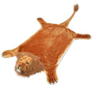 Lion Carpet Plush 205 cm Brown
