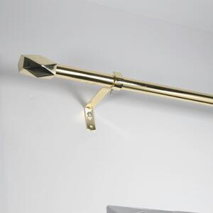 Geo 16-19mm Metal Extendable Eyelet Curtain Pole Gold