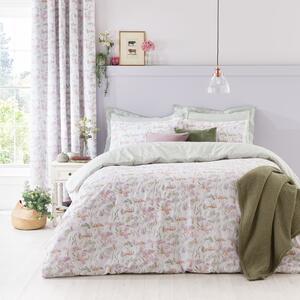 Hayley Lilac Duvet Cover and Pillowcase Set Purple