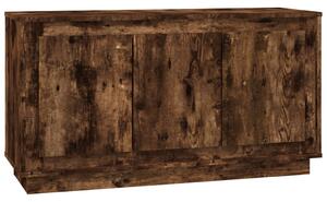 Sideboard Smoked Oak 102x35x55 cm Engineered Wood