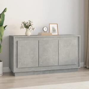Sideboard Concrete Grey 102x35x55 cm Engineered Wood