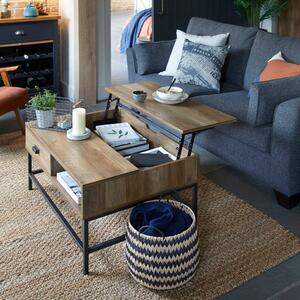 Fulton Lift Up Coffee Table Brown