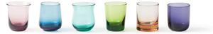 DISEGUALE SET 6 LIQUEURS GLASSES MIXED SHAPES - Assorted color