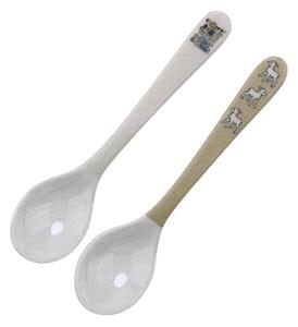 Rätt Start Barnen i Bullerbyn spoon 2-pack Beige-white