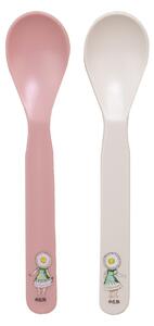 Rätt Start Elsa Beskow Blomsterfesten spoon 2-pack Pink-white