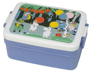 Rätt Start Mumin Festligheter lunch box 8x18.5 cm Blue-white