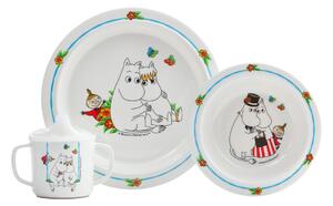 Rätt Start Mumin children's dinnerware set 3 pieces White