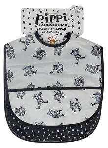 Rätt Start Pippi Cirkus Bib 2-pack Multi