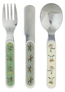 Rätt Start Pippi Cirkus children's cutlery set 3 pieces Multi