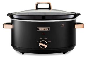 Tower 6.5L Black Cavaletto Slow Cooker Black