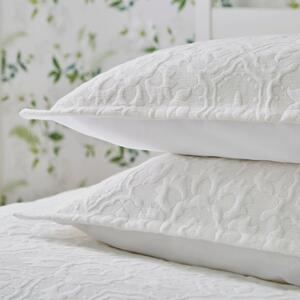 Dorma Lydia Oxford Pillowcase Pair White