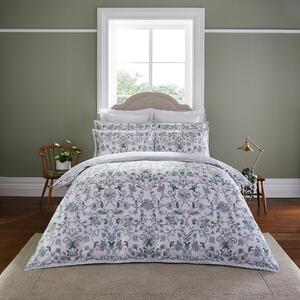 Dorma Winterbourne 100% Cotton Duvet Cover and Pillowcase Set Green