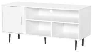 HOMCOM TV Stand Cabinet for TVs up to 60 Inches - White