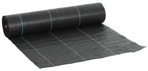 Outsunny 2m x 90m Weed Control Membrane, Heavy Duty Weed Control Barrier Fabric, 90gsm Ground Cover for Patios, Garden, Flower beds, Landscaping
