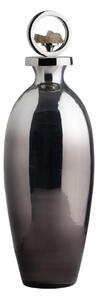 Bottle Silver Aluminium Crystal 16 x 16 x 48 cm Decorative