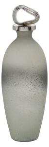 Bottle Grey Silver Aluminium Crystal 15 x 15 x 46 cm Decorative