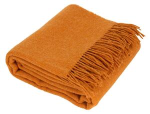Zeeland blanket 140x200cm melange mustard