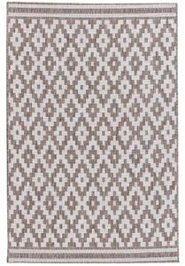Modern Rhombs mink/wool rug 160x230cm